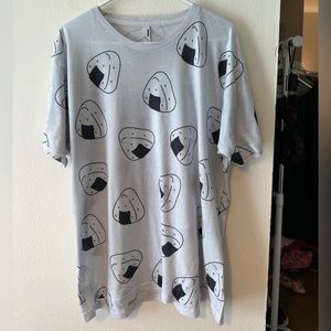 American Apparel Onigiri (Riceball) Graphic T-Shirt Size XL